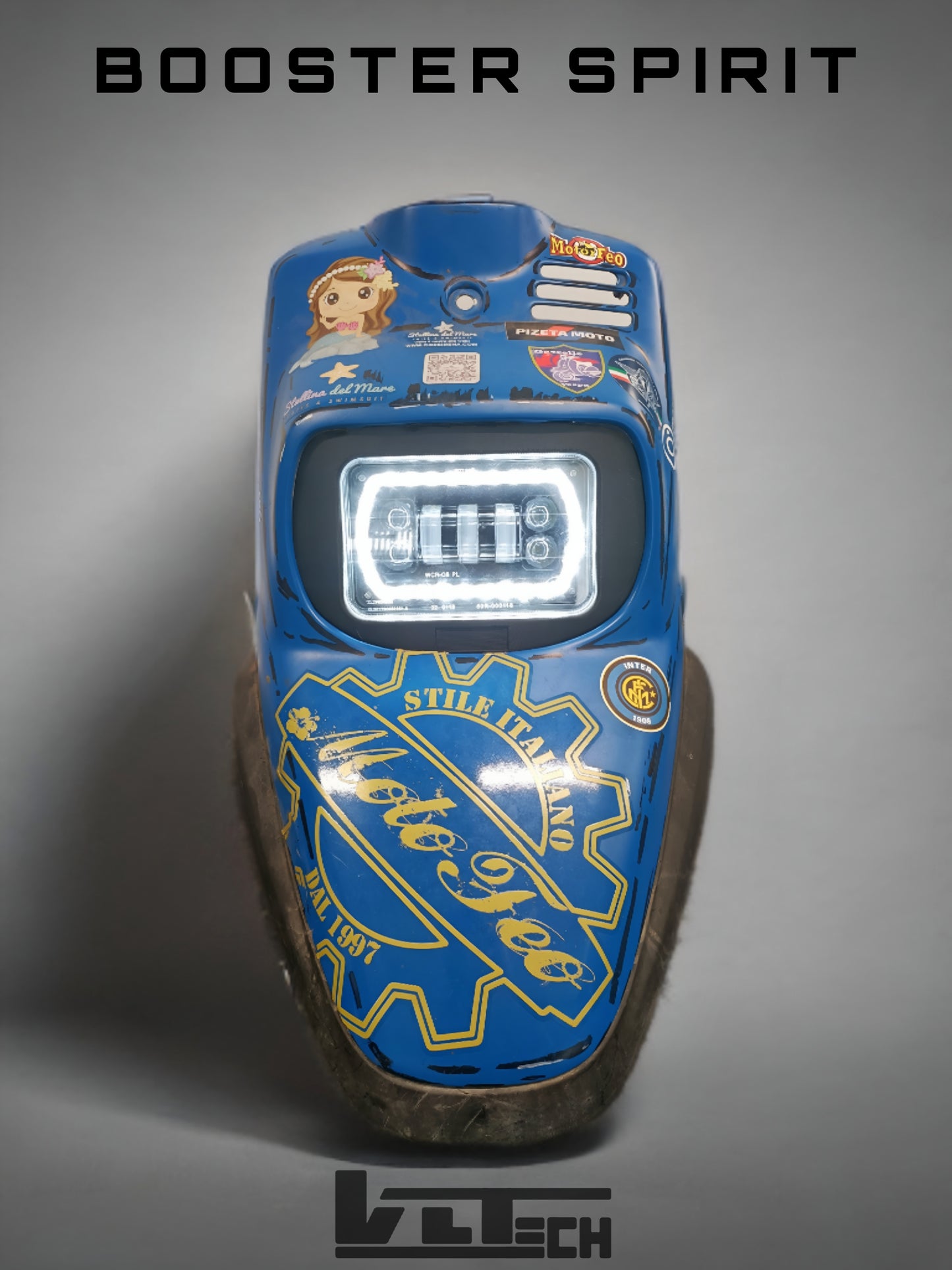 Fanale Led Booster spirit 4x6 pollici