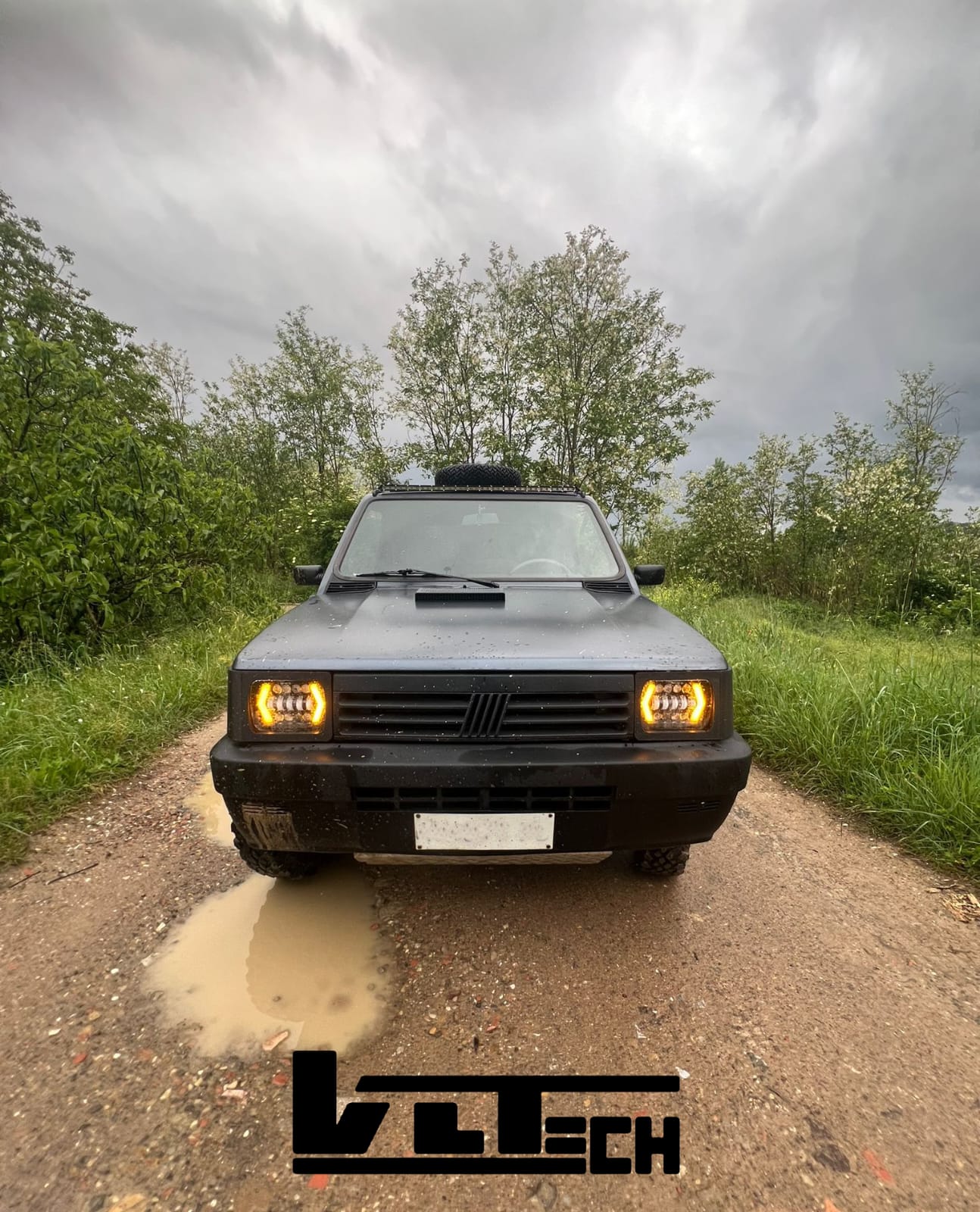 Coppia fari anteriori a per Panda 141