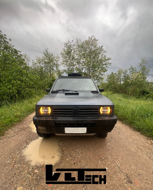 Coppia fari anteriori a per Panda 141